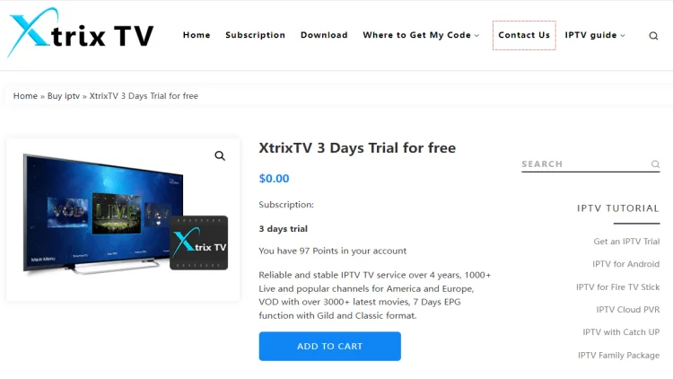 start a iptv trial for free